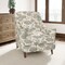 Storm - Blue,Grey & Silver Floral,Leaves,Tropical & Botanical Upholstery Fabric 54 Inches"